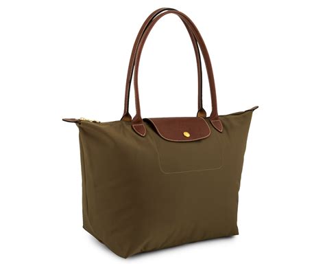 longchamp khaki tote bags.